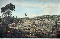 Gold Rush 1852 Fine Art Lithograph Print - Columbia, California