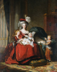 Marie Antoinette and Her Children Fine Art Print by Elisabeth Vigée Le Brun