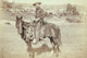 Cowboy on Horse Fine Art Print by John C.H. Grabill