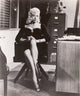 Diana Dors Sitting at Desk Photo Print - Premium Quality