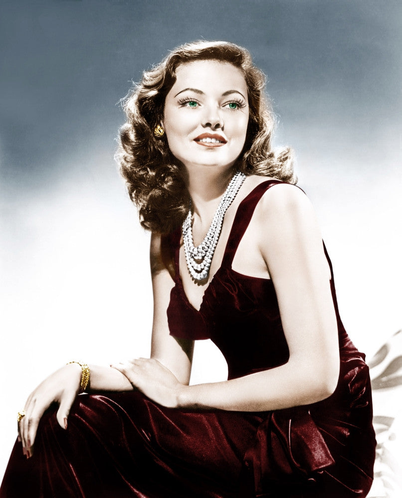 Gene Tierney Mid-1940s Fine Art Photo Print - Various Sizes