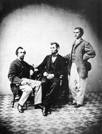 Lincoln and His Secretaries Fine Art Print - Historical Image