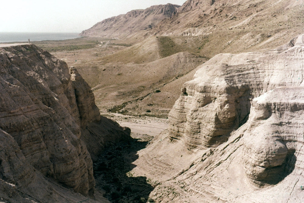 Qumran Caves Poster Print - Historic Holy Land Discovery