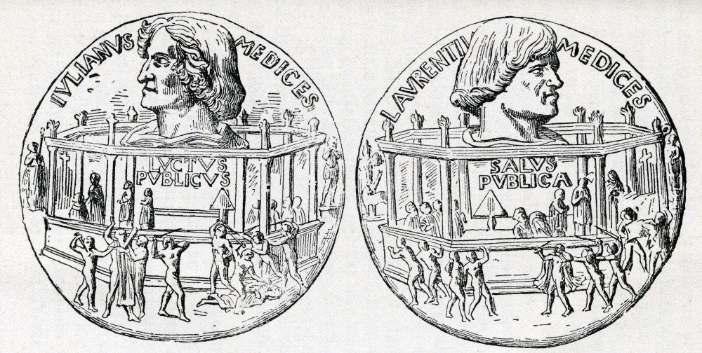 Pazzi Conspiracy 1478 Medal Fine Art Print | Poster Print