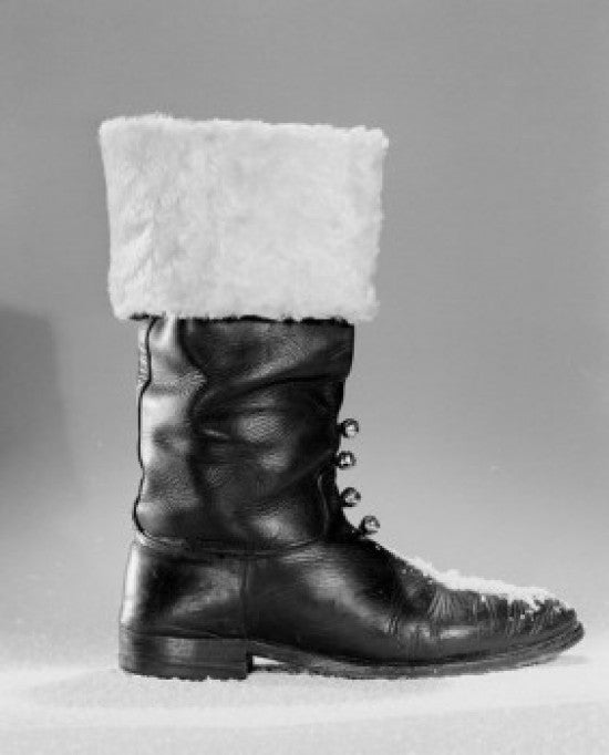 Santa Claus Boot Fine Art Print - Available in Multiple Sizes