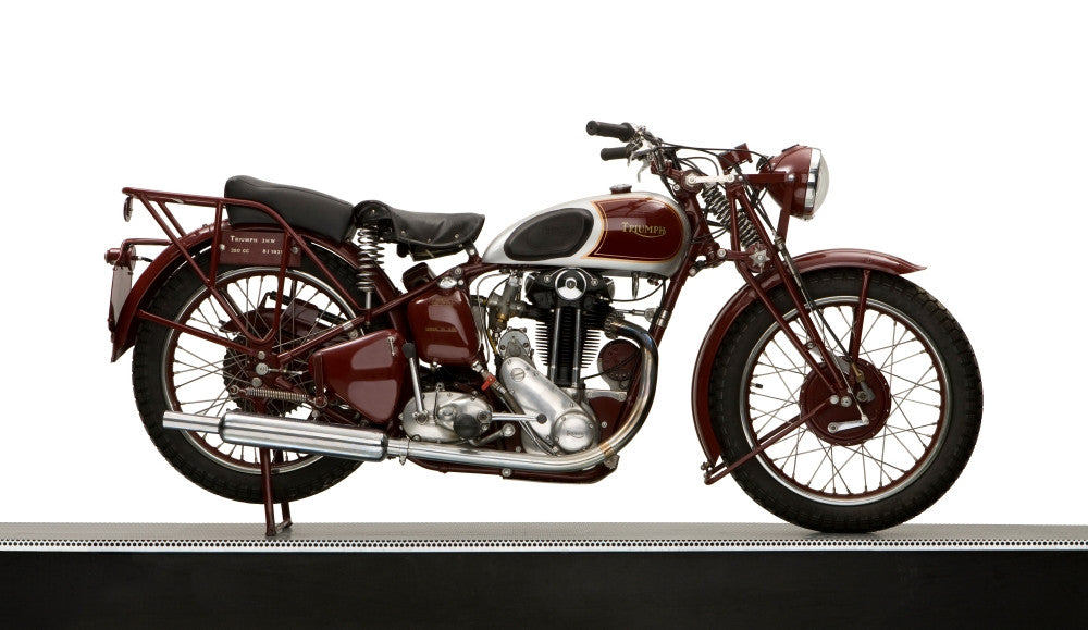 1948 Triumph Speed Twin Motorcycle Fine Art Print