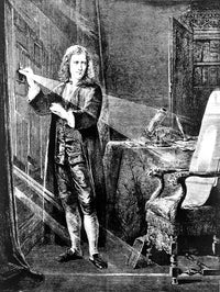 Isaac Newton Ray of Light Fine Art Print | Posterazzi