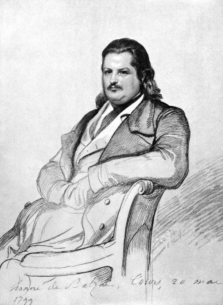 Honore De Balzac Fine Art Print by Carl Vogel Von Vogelstein