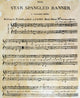 The Star Spangled Banner 1814 Sheet Music Page Print by Granger Collection