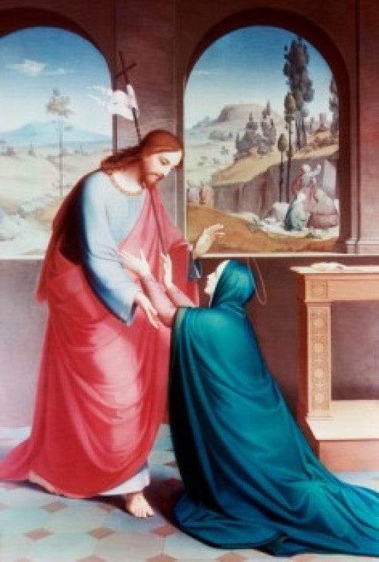 Jesus Appears to His Mother Fine Art Print by Gebhard Flatz
