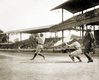 Babe Ruth Swinging at a Pitch - Fine Art Photograph Print
