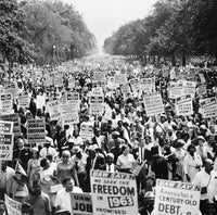 March on Washington 1963 Historical Poster Print by Granger Collection
