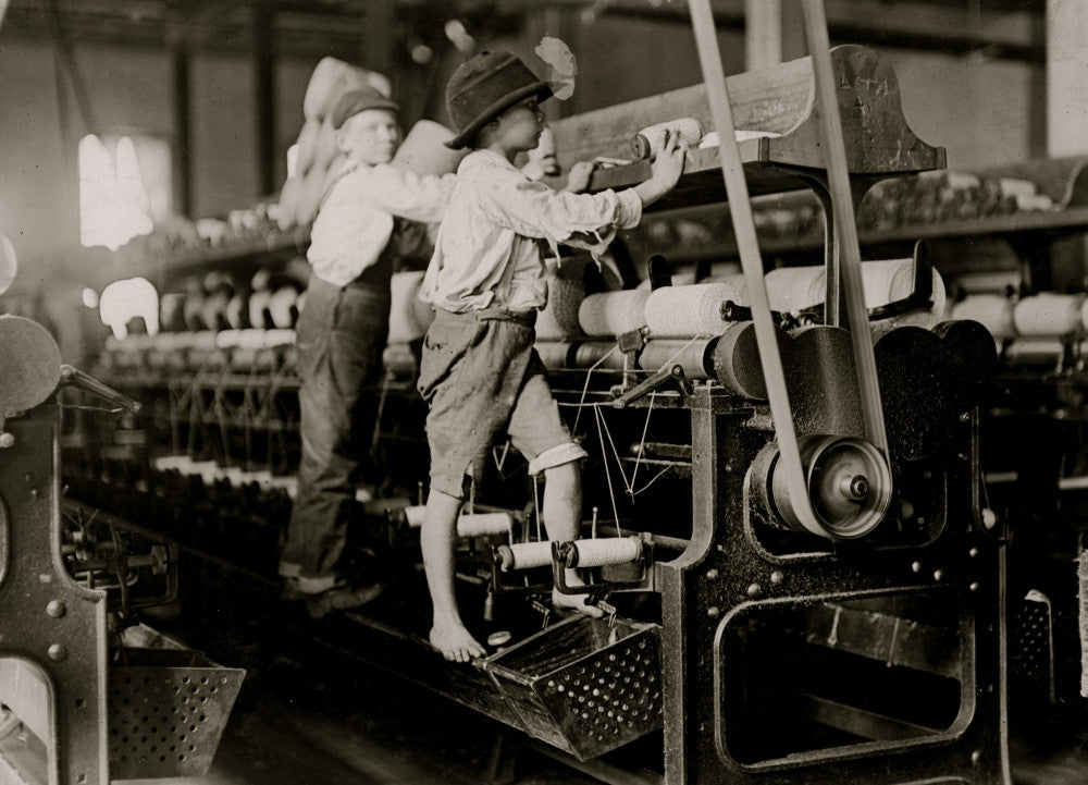 Bibb Mill No. 1 Vintage Poster Print - Childhood at Work