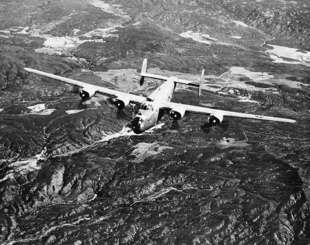 B-24 Liberator Bomber WWII Aircraft Poster Print by Granger Collection