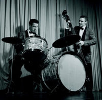 Jazz Band Playing on Stage Fine Art Print