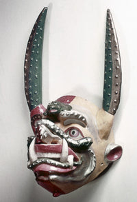 Bolivia Native Dance Mask Fine Art Print by Granger Collection