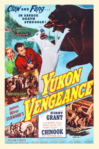 Yukon Vengeance Adventure Film Poster Print (1954)