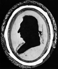William Livingston Silhouette Print – 18th Century Revolutionary Statesman