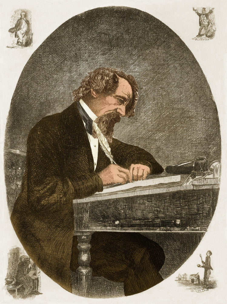 Charles Dickens Fine Art Print by Science Source