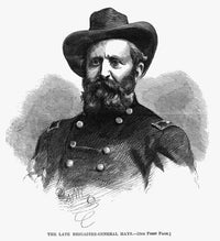 Alexander Hays American General Wood Engraving Print by Granger Collection