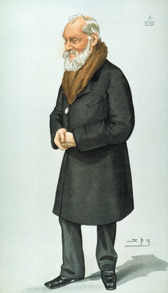 Lord Kelvin Caricature Lithograph Print by Spy (1897)