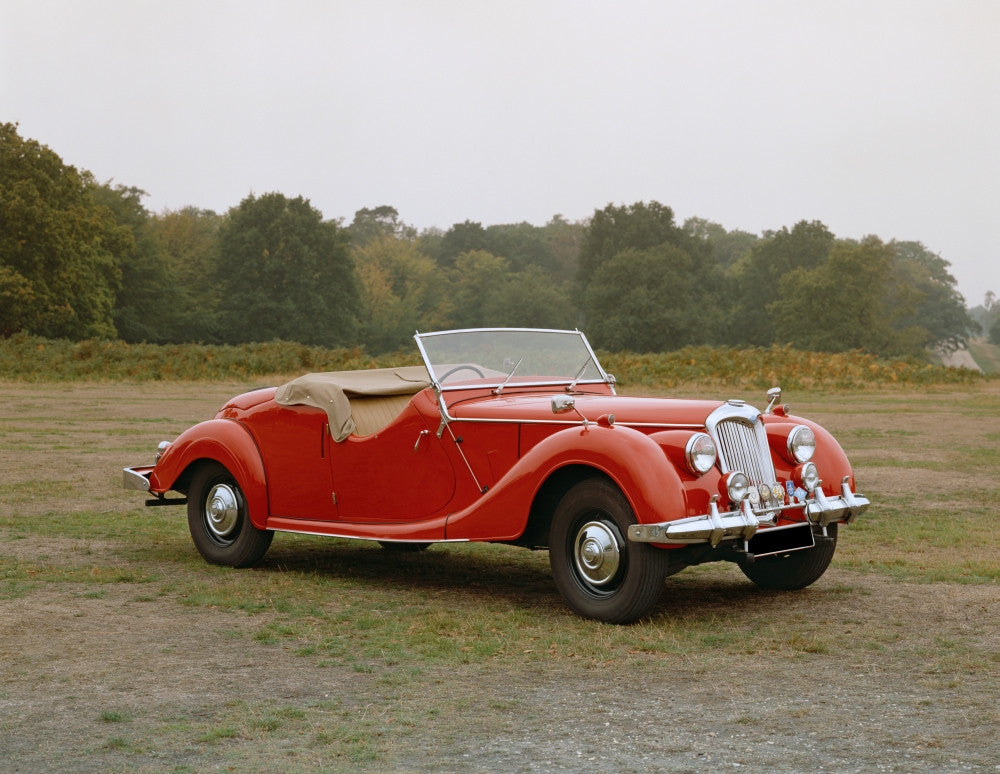 1950 Riley 2.5 Litre RMC Roadster Poster Print - Classic British Car Art