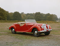1950 Riley 2.5 Litre RMC Roadster Poster Print - Classic British Car Art