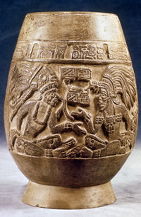 Guatemala Mayan Vase Fine Art Print - C900 A.D. | Posterazzi