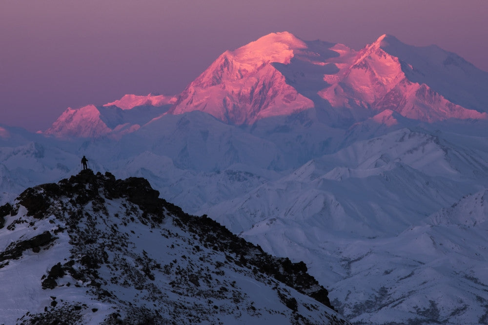 Dramatic Sunrise Over Denali National Park Fine Art Print by Steven Miley