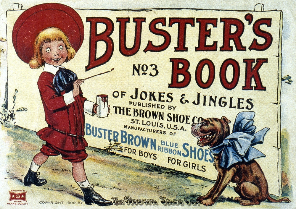 Buster Brown Book of Jokes and Jingles Cover Art Print, 1905
