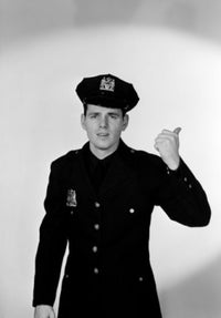 Portrait of Young Police Officer Fine Art Print