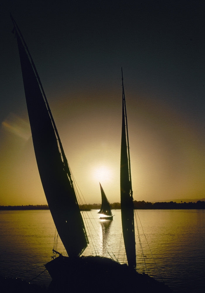 Egypt: Feluccas on the Nile Fine Art Print by Granger Collection