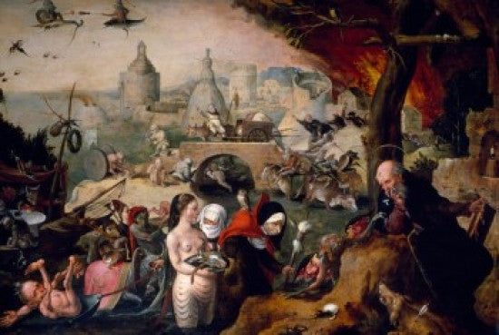 Temptation of Saint Anthony Fine Art Print by Pieter Huys