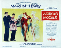 Artists And Models Movie Poster Print featuring Dean Martin, Jerry Lewis, and Shirley Maclaine (1955)