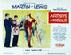 Artists And Models Movie Poster Print featuring Dean Martin, Jerry Lewis, and Shirley Maclaine (1955)