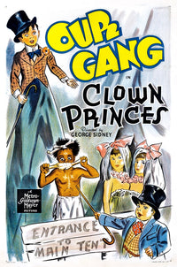 Clown Princes Movie Poster Print featuring Alfalfa, Buckwheat, and Spanky - 1939