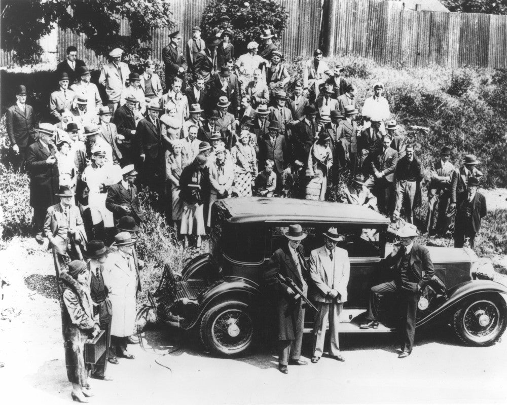 Al Capone's 1928 Bulletproof Cadillac Fine Art Print