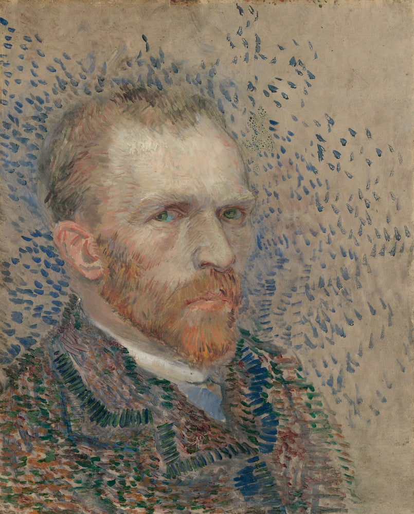 Van Gogh Self Portrait Fine Art Print by Vincent Van Gogh