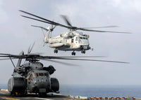 US Marine Corps CH-53E Sea Stallion Helicopter Print by Stocktrek Images