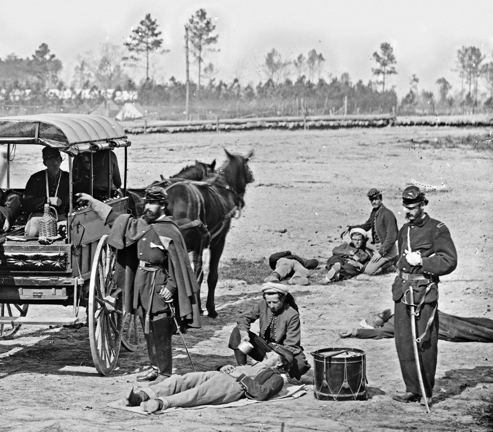Civil War Ambulance Crew Fine Art Print - Zouave at Brandy Station
