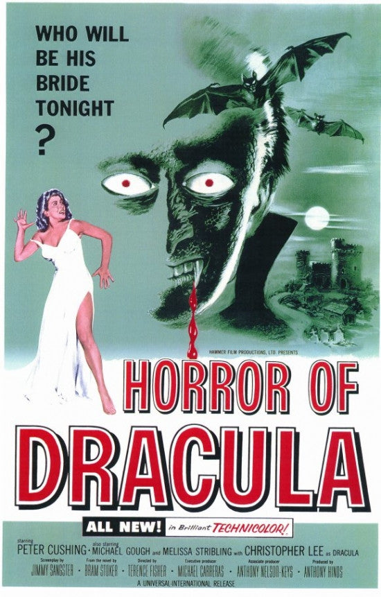 Horror of Dracula Movie Poster (11 x 17) - Pop Culture Graphics