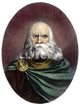 Brian Boru Colored Engraving Fine Art Print - 19th Century