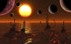 Artist's Concept of the Trappist-1 Star System Fine Art Print by Mark Stevenson