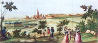 Bonn, 18th Century Colored Line Engraving Poster Print by Granger Collection