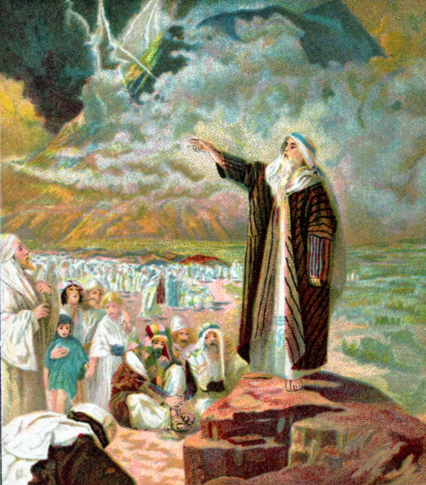 Moses On Mount Sinai Fine Art Print by Science Source