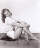 Dona Drake Posed Sitting Photo Print - Premium Quality