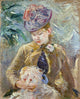 Morisot: Paule Gobillard - Portrait by Berthe Morisot Fine Art Print