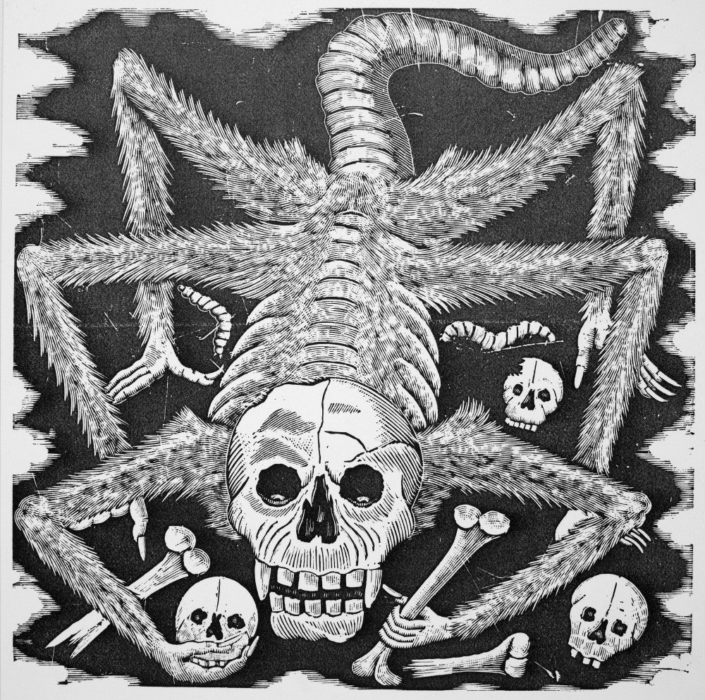 Calavera Huertista Fine Art Print - C1914 Zinc Engraving