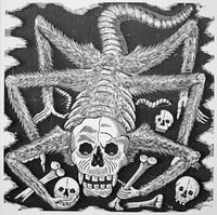 Calavera Huertista Fine Art Print - C1914 Zinc Engraving