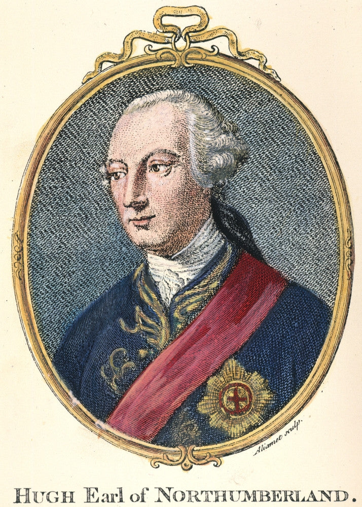 Hugh Percy, Second Duke of Northumberland - 18th Century Copper Engraving Poster Print by Granger Collection